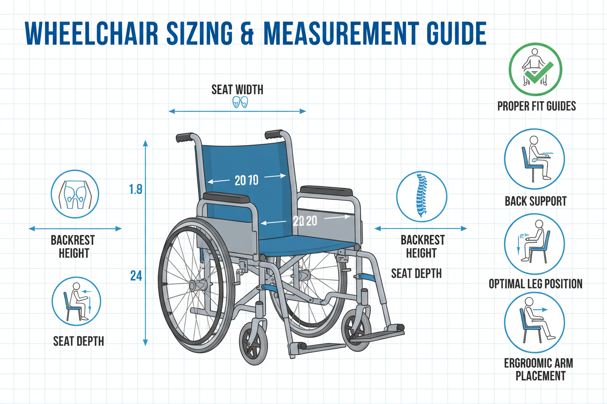 Guida Completa alla Scelta della Misura Perfetta per la Tua Sedia a Rotelle