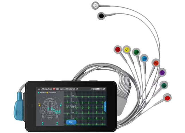 Elettrocardiografo Portatile 6/12 Derivazioni – GIMA PCECG-50