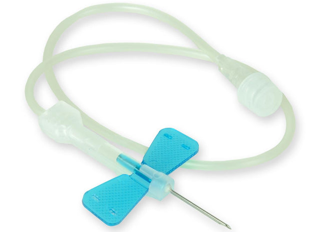 Ago Epicranico di Sicurezza 23G FLY-SAFE DEHP Free – 0,6×19 mm – Confezione 100 pezzi