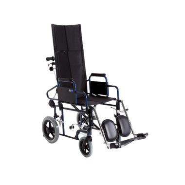 Carrozzina Transito Pieghevole, Schienale Reclinabile, Comfy-S Go - AFT Medical
