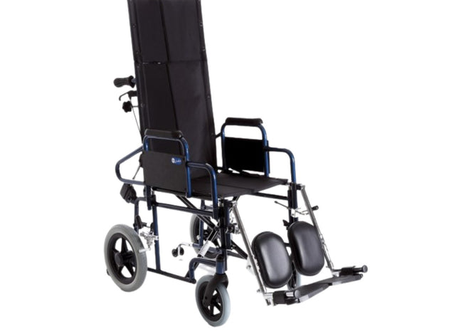 Carrozzina Transito Pieghevole, Schienale Reclinabile, Comfy-S Go - AFT Medical