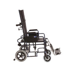 Carrozzina Transito Pieghevole, Schienale Reclinabile, Comfy-S Go - AFT Medical