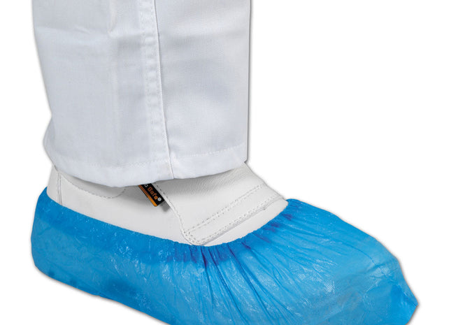 Copriscarpa Monouso in Polietilene Clorinato – 3,2 g – Azzurro