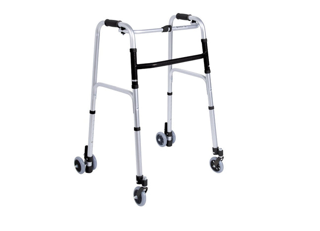 Deambulatore Pieghevole - 2 Ruote Piroettanti - 2 Gemellate - Moretti - AFT Medical