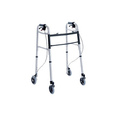 Deambulatore Pieghevole - 4 Ruote E Freni Azionabili A Mano - Moretti RP742 - AFT Medical