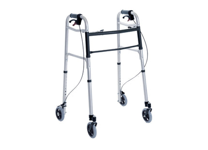 Deambulatore Pieghevole - 4 Ruote E Freni Azionabili A Mano - Moretti RP742 - AFT Medical