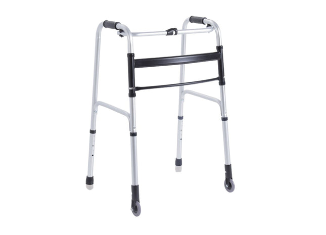 Deambulatore Pieghevole 2 Puntali E 2 Ruote Fisse - Moretti RP735 - AFT Medical