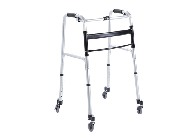 Deambulatore pieghevole RP733 - 4 ruote piroettanti - AFT Medical