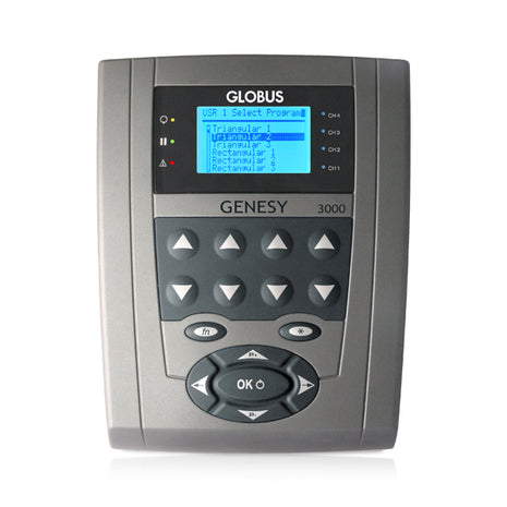 Elettrostimolatore Professionale Genesy 3000 – 4 Canali – 423 Programmi – Globus