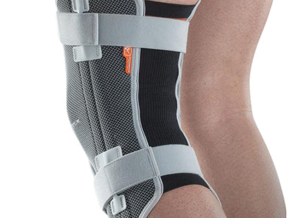 GenuSKILL 08A – Ginocchiera Tubolare con Stecche a Spirale e Stabilizzatore Rotuleo