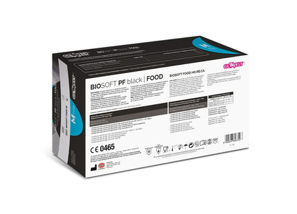 Guanti Monouso In Nitrile - Senza Polvere - Biosoft Food Nero - AFT Medical