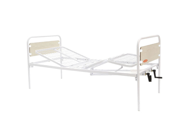 Letto Da Degenza A 2 Manovelle - 4 Sezioni - Alzatesta E Alzagambe - AFT Medical