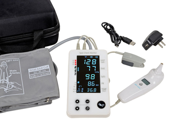 Monitor Multiparametrico PC-300 – SpO₂, NIBP, Temperatura e Frequenza del Polso