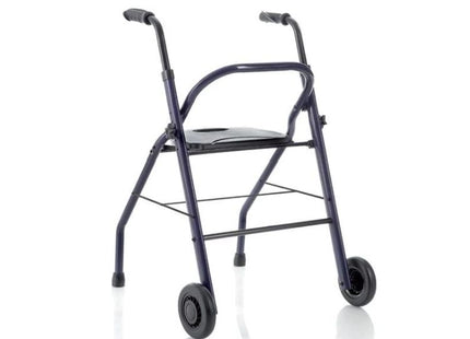 Noleggio Rollator Pieghevole in Acciaio Verniciato – 2 Ruote con Seduta