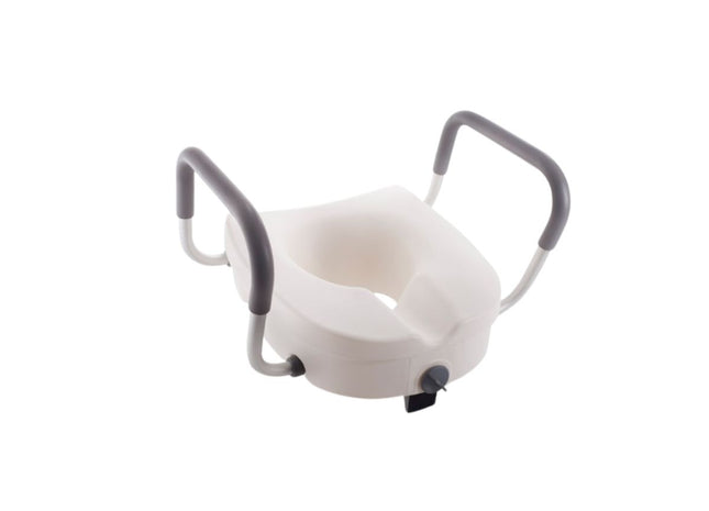 Rialzo per WC cm 13 con blocco centrale e braccioli RP420 - AFT Medical