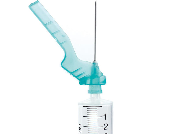 Siringa di Sicurezza 2,5 ml INJ-SAFE con Ago 22G – 0,7×32 mm – Confezione 100 pezzi