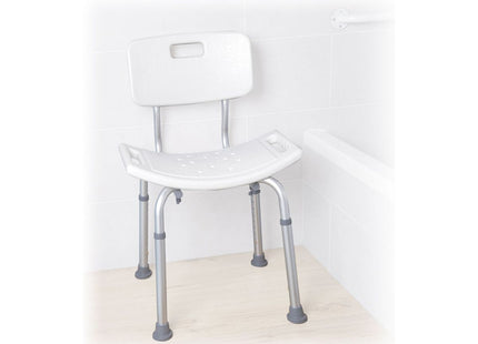 Sedile Per Doccia E Bagno - Alluminio - Schienale - Onda - Moretti