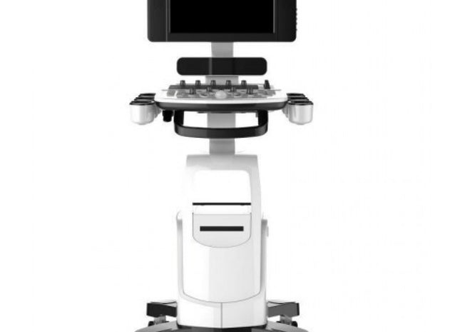 Ecografo Colordoppler Chison Qbit5 – LED 15” con Carrello Ecocolordoppler Professionale Gima con Hard Disk 32GB e 2 Sonde