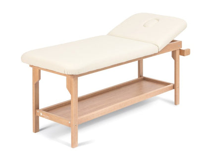 Lettino Medico da Visita in Legno – Moretti Antares – con Foro Facciale, Portarotolo e Piano d’Appoggio