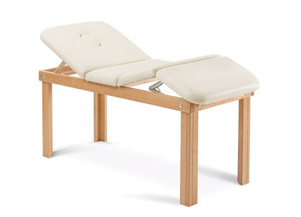 Lettino Medico da Visita in Legno – 4 Sezioni con Foro Facciale – Moretti Deneb