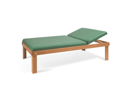 Lettino Bobath in Legno Diadema – Schienale Regolabile – Verde – Moretti