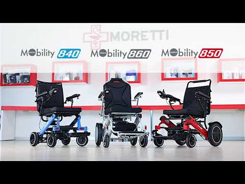Carrozzina Elettrica Pieghevole MOBILITY 850 – Moretti