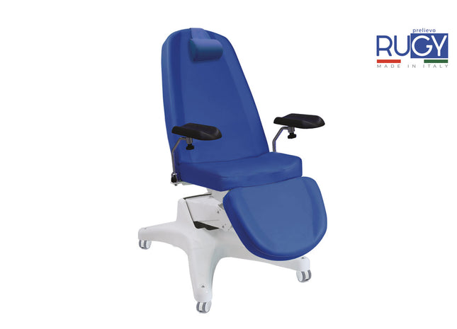 Poltrona Multifunzionale per Prelievi a 4 Motori – Moretti Rugy (Blu)