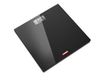 Bilancia da Bagno Elettronica in Vetro Temperato Nero – 150 kg