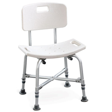 Sedia Da Bagno Rinforzata - Con Schienale - Portata 150 Kg
