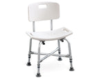 Sedia Da Bagno Rinforzata - Con Schienale - Portata 150 Kg