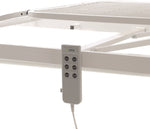 Letto Elettrico Da Degenza A Tre Snodi - Alzatesta E Alzagambe Regolabili - Larghezza 90 Cm - Moretti Mod. Tulipano