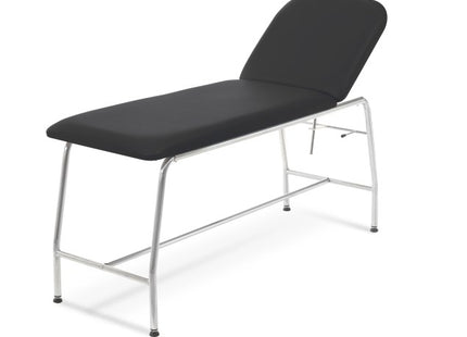 Lettino professionale per visita medica, Tubolare rotondo in acciaio cromato, Made in Italy, Lybra - AFT Medical