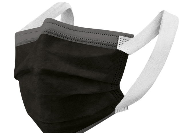 Mascherina Chirurgica Comfort Plus Nera - AFT Medical